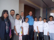 بالصور: فوز مدرسة الزهراء قلب يافا بجائزة لواء تل ابيب بموضوع الحذر على الطرق